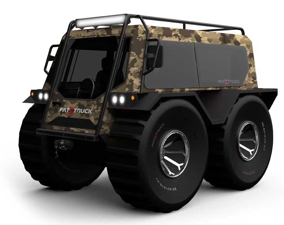 Fat Truck – Véhicule tout terrain amphibie personnalisable